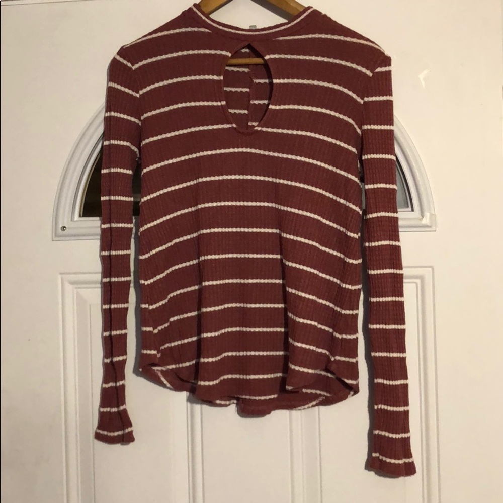 Long sleeve striped shirt